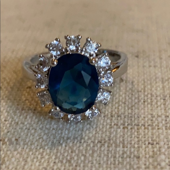 Jewelry - Blue CZ ring